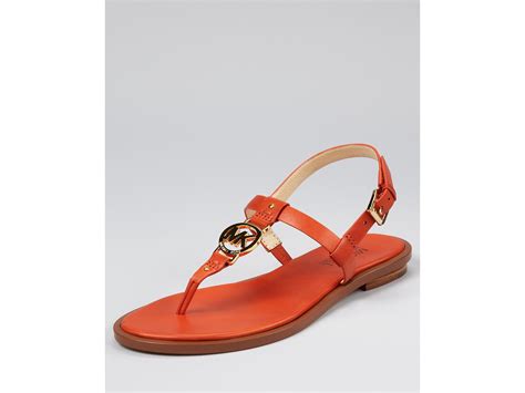 michael kors orange sandals|Michael Kors sandals for woman.